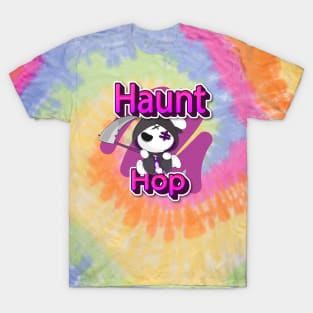 hunt hop zombie halloween funny rabitt hunting ghost T-Shirt